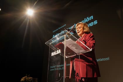 Teresa Bulgheroni, recordó el trabajo del homenajeado Ricardo Esteves