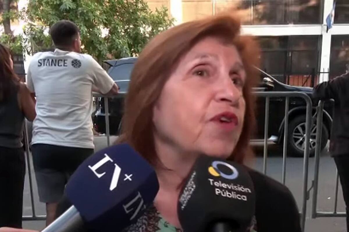 Teresa, maestra de Javier Milei en el colegio Cardenal Copello.