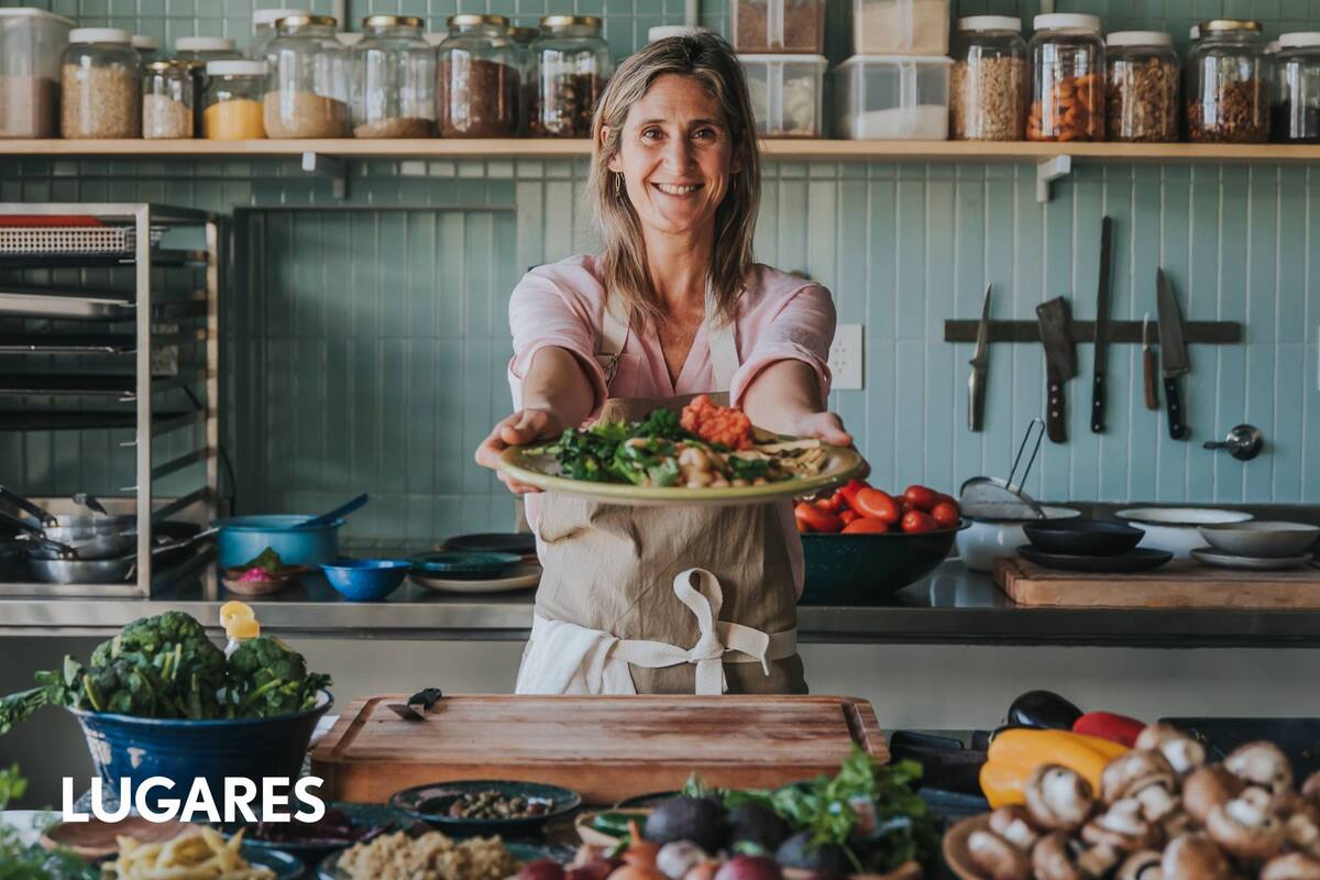 Teresa Rucci, de los sets de televisión a los talleres de cocina en casa.