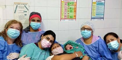Teresita nació en el Hospital Zonal de Añatuya, en Santiago del Estero (Foto: Télam)