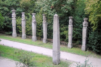 "Termini" del Sacro Bosco: antiguos guardianes de piedra