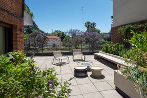 Terraza Alcorta, un oasis en medio de la ciudad.