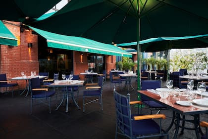 Terraza de Cabaña Las Lilas
