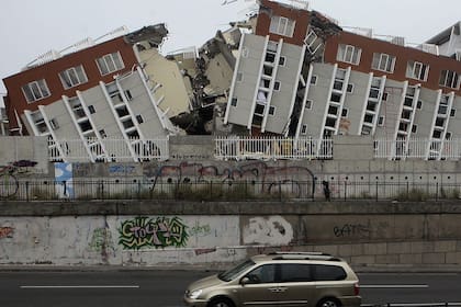 Una imagen del catastrófico terremoto de 8,8 grados que golpeó a Chile el sábado 27 de febrero de 2010 a las tres y media de la mañana