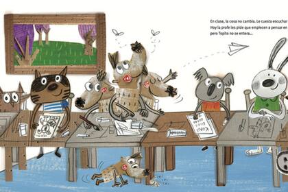 Terremoto hace lío hasta en la escuela