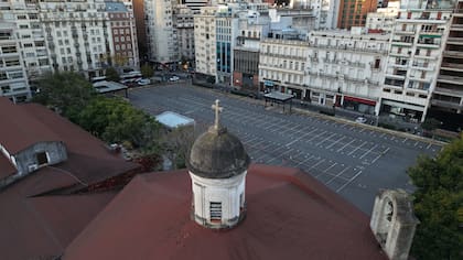Terreno donde se construiría el templo mormón