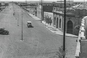 Territorio de Río Negro. San Antonio Oeste. Calle San Martín, ca. 1935