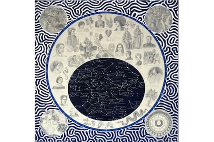 Obra de la argentina Adriana Bustos, en la Bienal de Sharjah