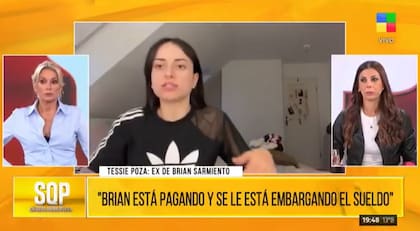 Tessie Poza habló del acercamiento de Brian Sarmiento con su hija (Captura: América TV)