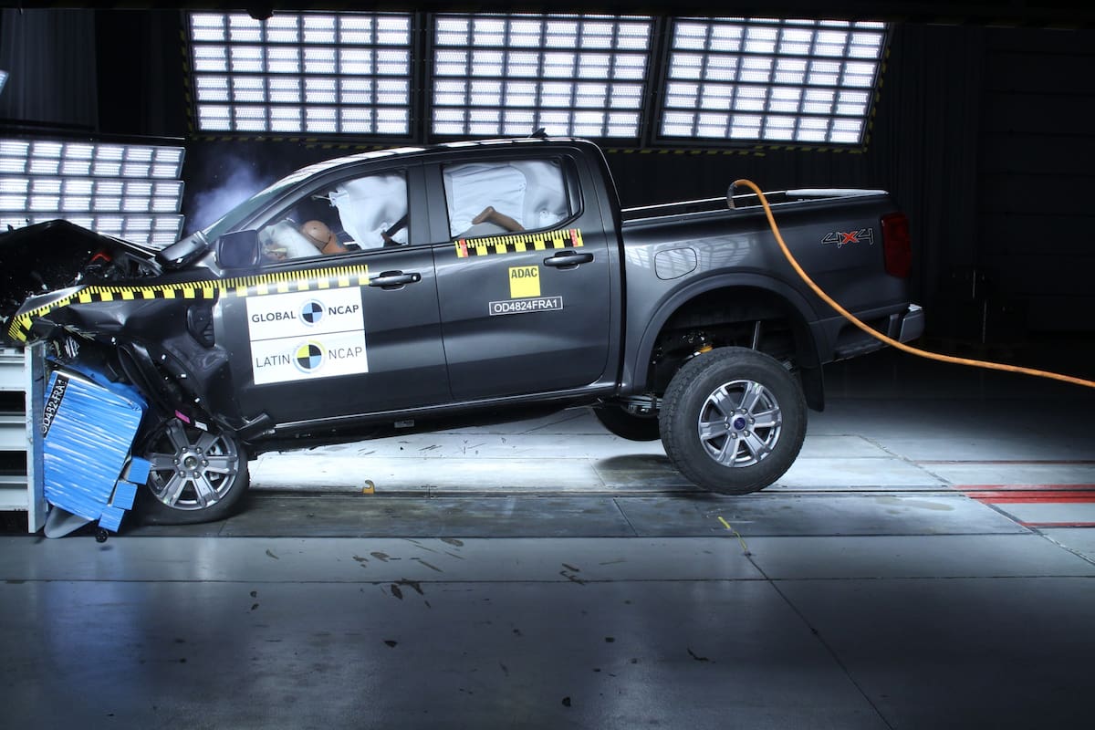 Test de seguridad de la Ford Ranger