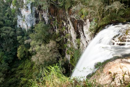 Vista del Salto Encantado.