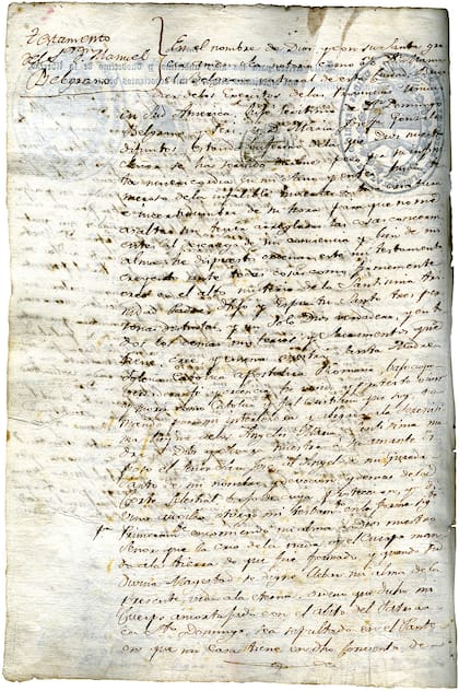 Testamento Manuel Belgrano