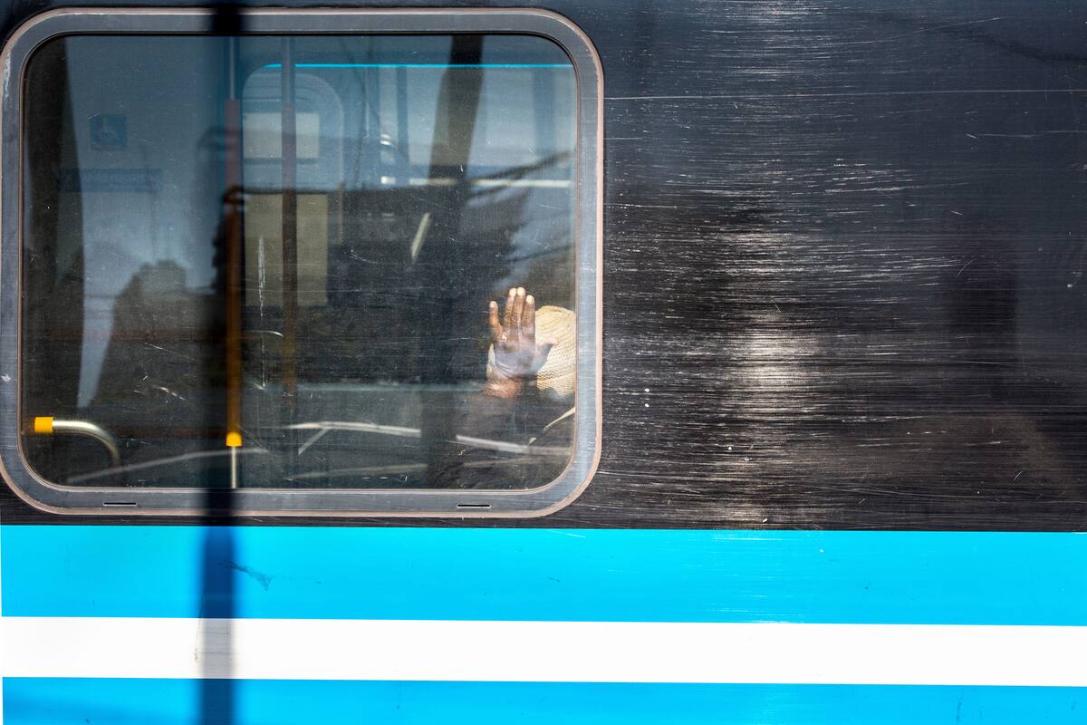 Testeos masivos en la estacion Once del ferrocarril Sarmiento Coronavirus Covid19