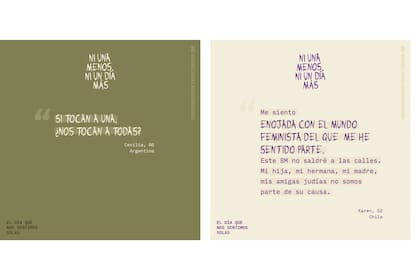 Testimonios de mujeres de doce países