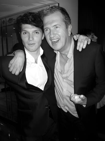 Testino con Facundo Garayalde, productor ejecutivo de las fotografías tomadas en Buenos Aires para el proyecto "A Beautiful World"