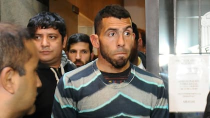 Tevez al salir de la reunión en Agremiados