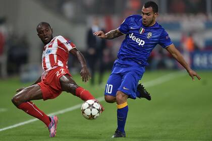Tevez ante un difícil compromiso en Atenas ante Olympiacos