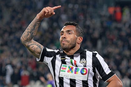 Tevez, goleador y figura en Juventus