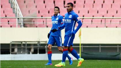Tevez llegó en enero a Shangahi Shenhua
