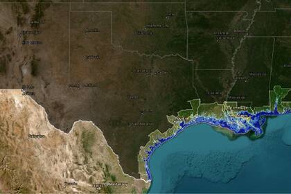 Texas podría ser uno de los estados de Estados Unidos más afectados por el crecimiento del nivel del mar a causa del calentamiento global