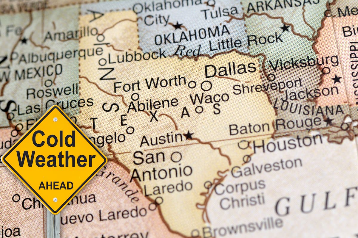 Texas se prepara para un marcado giro invernal, ya que una masa de aire polar de origen ártico irrumpirá entre la madrugada y la tarde del viernes