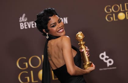 Teyana Taylor fue reconocida como Mejor actriz de reparto (Photo by Etienne Laurent / AFP)
