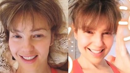 Thalía, al natural