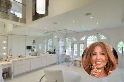 Thalía compró hace poco una mansión en Miami y así es como lucen todos sus espacios