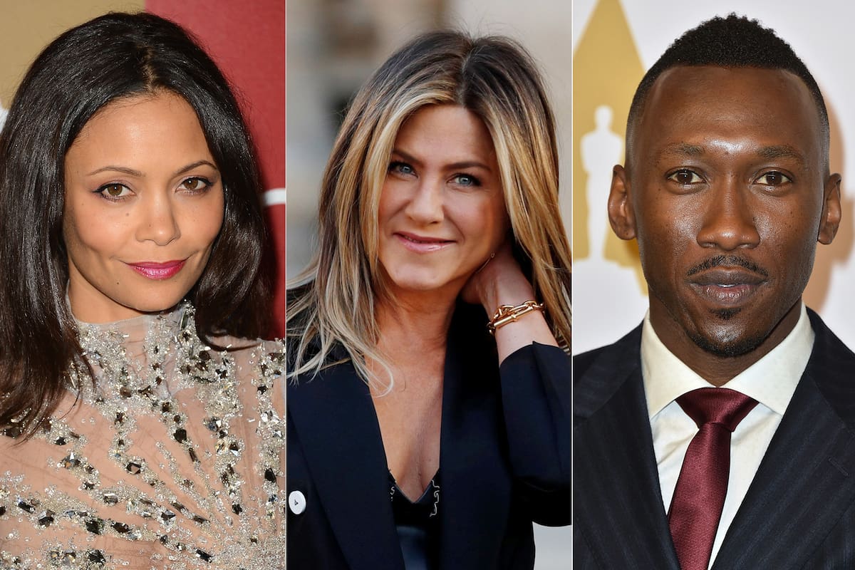 Thandiwe Newton, Jennifer Aniston y Mahershala Ali