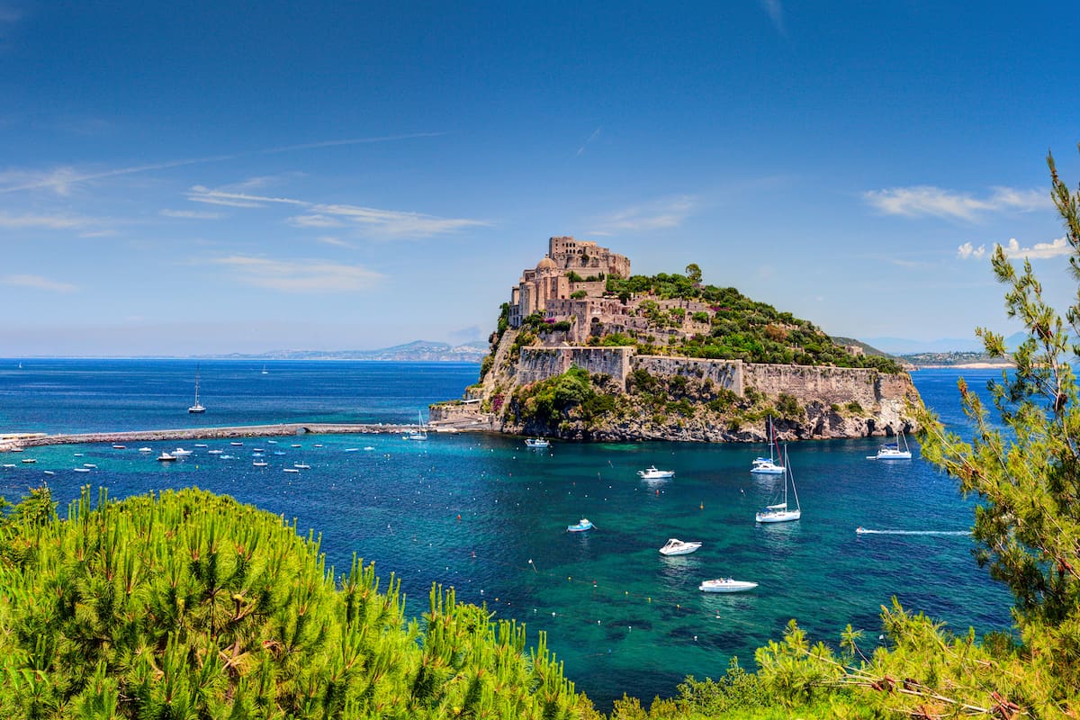 The Aragonese Castle is the most impressive historical monument in Ischia, built by Hiero I in 474 BC. In 1912 Castle was sold to a private owner. Today it is the most visited monument of the island.
