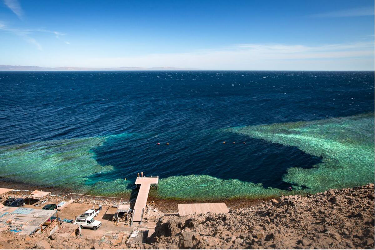 The Blue Hole. El agujero maldito apodado el "cementerio de los buzos"
Foto: We Seek Travel
