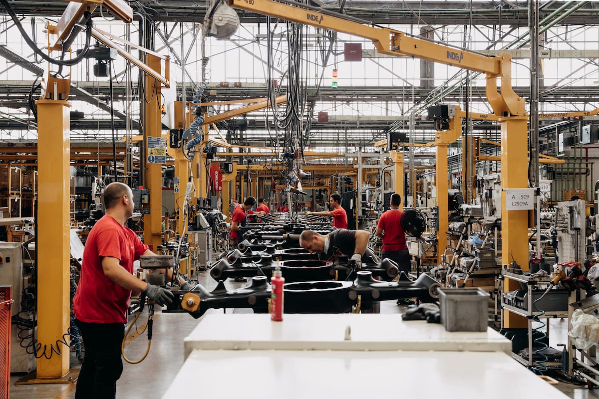 The Carraro Groups, una planta de producción de tractores en Campodarsego, Italia. (Camilla Ferrari/The New York Times)