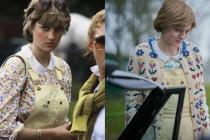 The Crown logró recrear varios de los looks de Lady Di para la cuarta temporada de la serie