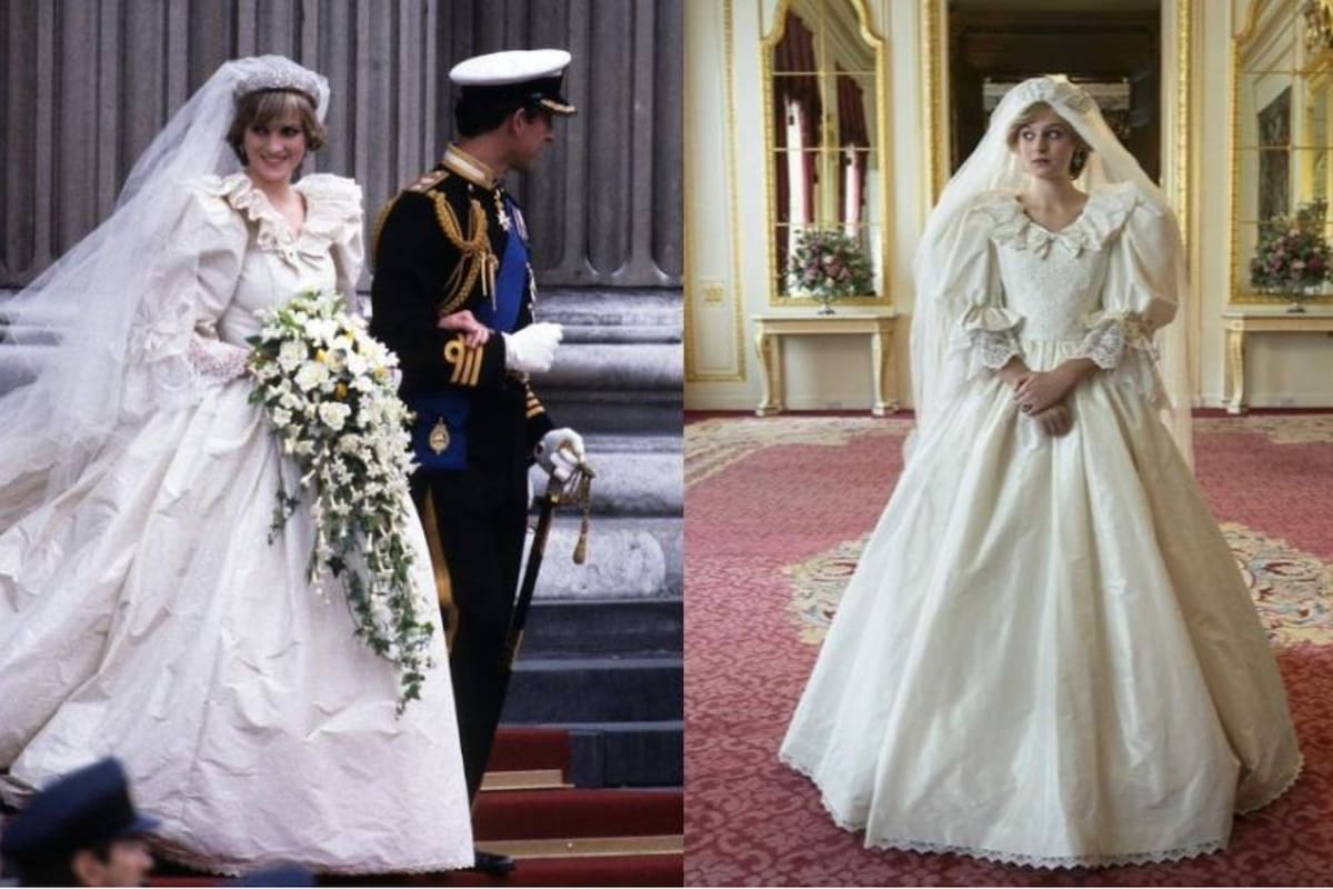 The Crown logró recrear varios de los looks de Lady Di para la cuarta temporada de la serie