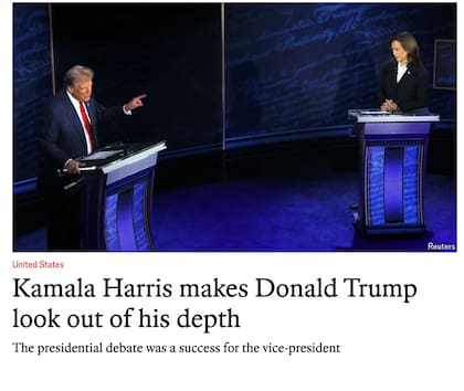 The Economist tras el debate entre Kamala y Trump.