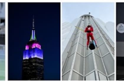 The Empire State Building Partners with Outward Bound on First-Ever, Full Rappel Down the Building for Charity (Photo: Business Wire)