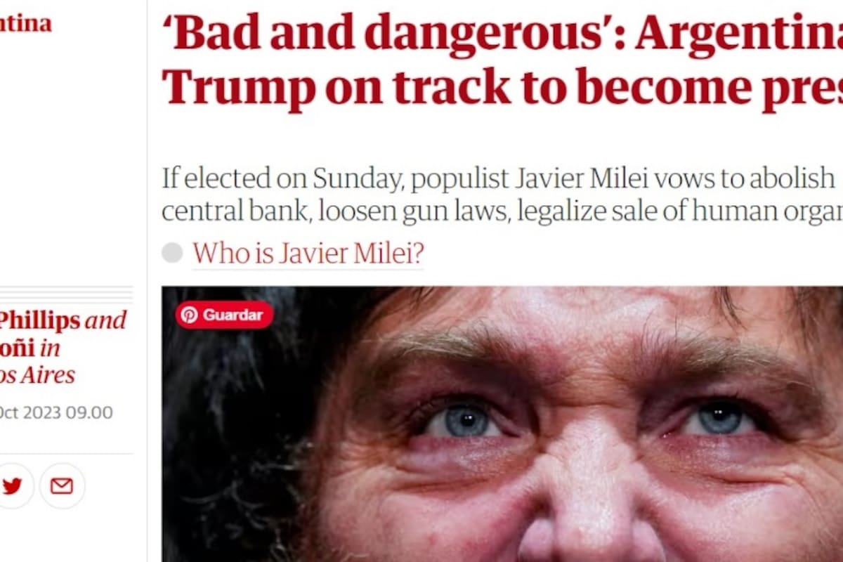 The Guardian sobre las elecciones en la Argentina.