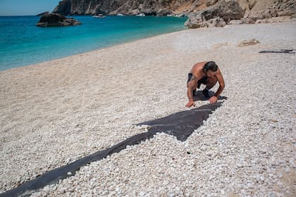 The Krank en la isla griega de Othonoi