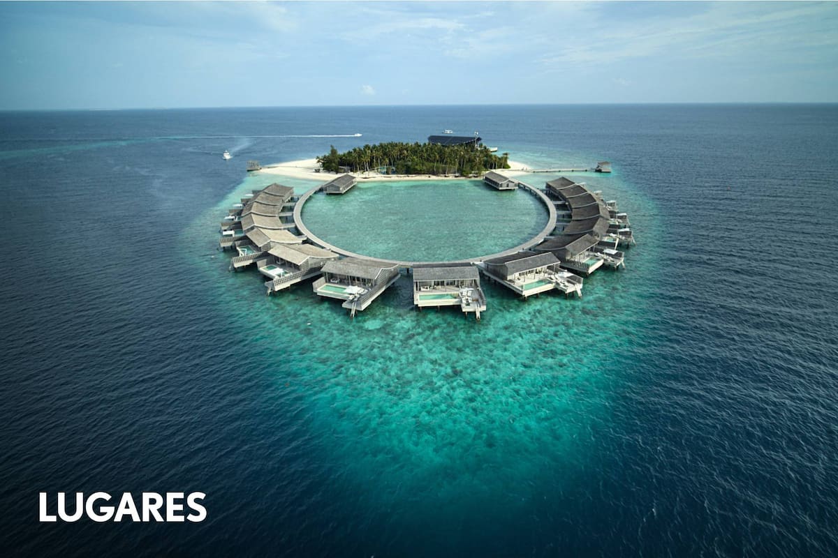 The Kudadoo Resort está en Maldivas y es uno de los 8 hoteles que aparecen en la serie de AppleTv+.