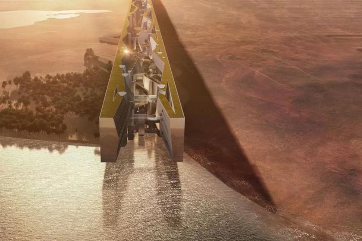 The Line tendrá un costo de un billón de dólares y será construido en el desierto de Arabia Saudita
