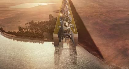 The Line tendrá un costo de un billón de dólares y será construido en el desierto de Arabia Saudita