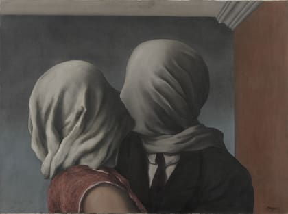 The Lovers II, 1928 Rene Magritte