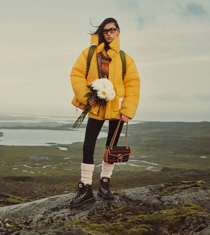 The North Face se fusionó junto a Gucci para lanzar una colección de ropa y accesorios de invierno