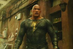 The Rock en la piel de Black Adam