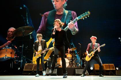 The Rolling Stones durante la gira 50 & Counting Tour, de 2012, cuando festejaron medio siglo con la música