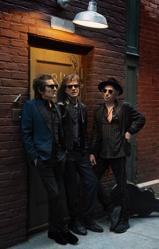The Rolling Stones posaron para la difusión de las canciones de su próximo álbum