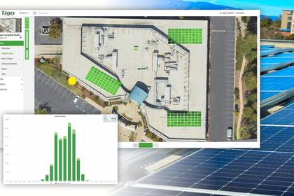 The system was designed and deployed by Tigo installer partner Laibach Solar and has averaged 5% Reclaimed Energy since it was commissioned. (Graphic: Business Wire)