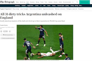 El diario inglés The Telegraph arremetió contra la selección: “Las 31 artimañas sucias que empleó Argentina”