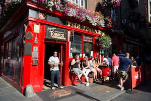 The Temple Bar abrió en 1840 y es el pub más icónico de Irlanda.