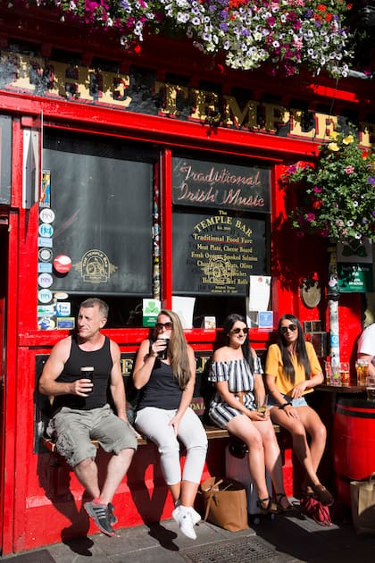 The Temple Bar abrió en 1840 y es el pub más icónico de Irlanda.